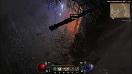 Diablo 4 - Iron Hold Hawezar Ruins of Rakhat Keep Map