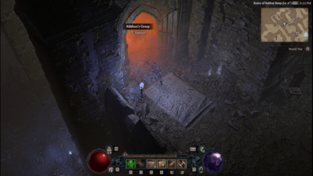 Diablo 4 - Akkhan’s Grasp Hawezar Ruins of Rakhat Keep Map