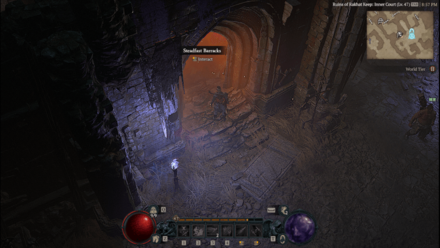 Diablo 4 - Steadfast Barracks Hawezar Ruins of Rakhat Keep Map