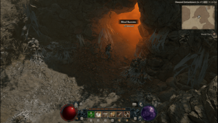 Diablo 4 - Blind Burrows Hawezar Fethis Wetlands Map