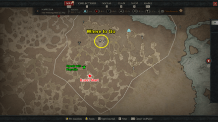 Diablo 4 The Serpentine Path Map