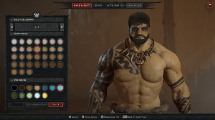 Diablo 4 - Some Character Creation Options are Permanent