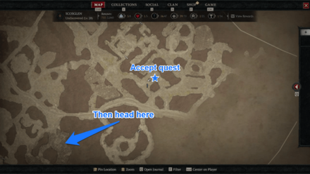 Diablo 4 First Among Wolves Start