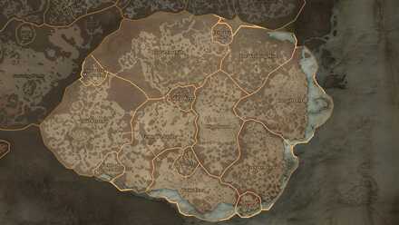 Diablo 4 - All Areas in Hawezar