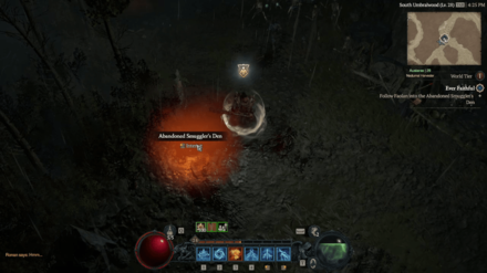 Diablo 4 Ever Faithful - Abandoned Smugglers Den