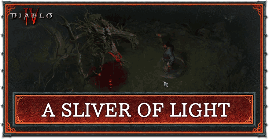Diablo 4 - A Sliver of Light Top Banner