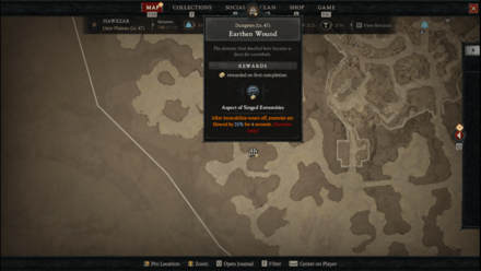 Diablo 4 - Earthen Wound Hawezar Umir Plateau Map