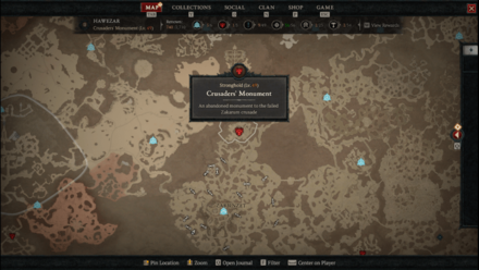 Diablo 4 - Crusader’s Monument Hawezar Crusader