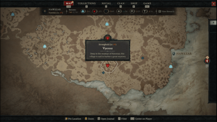 Diablo 4 - Vyeresz Hawezar Vyeresz Map