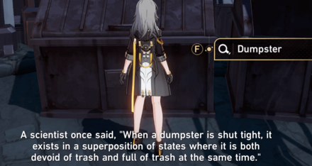 Star Rail - Schrodinger Cat Easter Egg