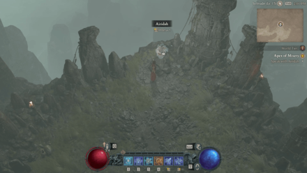 Diablo 4 Apex of Misery Airidah Location