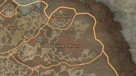 Diablo 4 - Aldurwood Scosglen The Shrouded Moors Map
