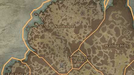 Diablo 4 - Howling Warren Scosglen Northshore Map