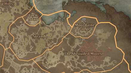 Diablo 4 - Feral’s Den Scosglen Moordaine Lodge Map