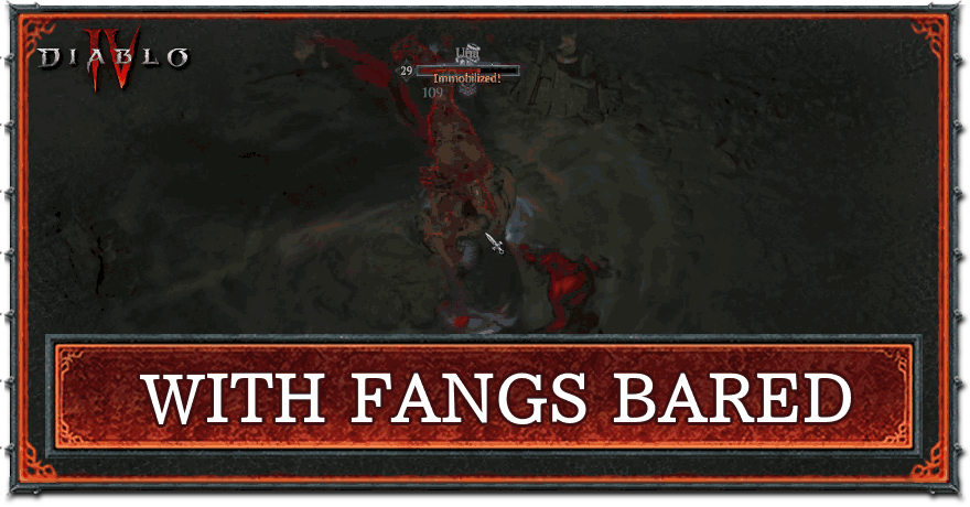 Diablo 4 - With Fangs Bared Top Banner