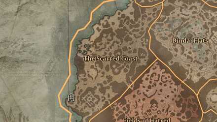Diablo 4 - Komdor Temple Dry Steppes The Scarred Coast Map