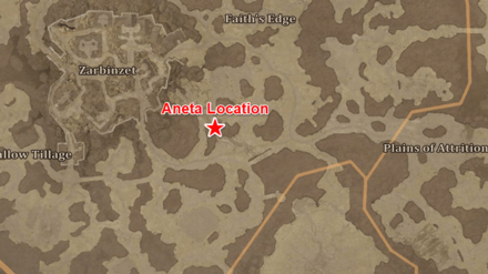 Diablo 4 Find Aneta Map
