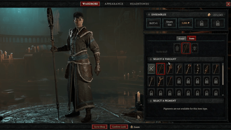 Diablo 4 - Weapon Transmogs