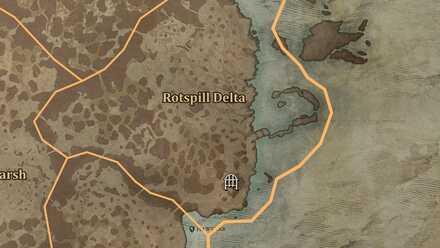 Diablo 4 - Belfry Zakara Hawezar Rotspill Delta Map