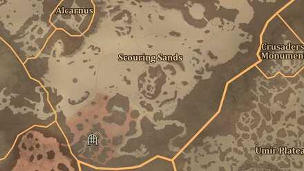 Diablo 4 - Abandoned Mineworks Kehjistan Scouring Sands Map