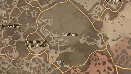 Diablo 4 - Deserted Underpass Kehjistan Caldeum Map