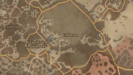 Diablo 4 - Prison of Caldeum Kehjistan Caldeum Map