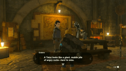 TotK - Talk to Gralens about Talus