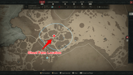 Diablo 4 Unsafe Travels - Find Ghost Palm