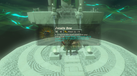 Zelda TotK Kumamayn Shrine Zonaite Bow