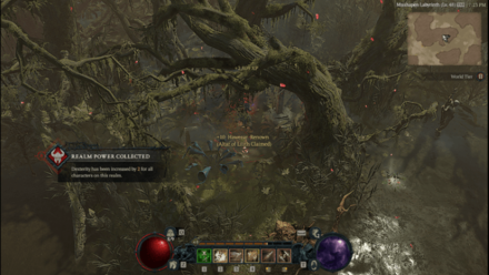 Diablo 4 - Altar of Lilith #70 Hawezar The Writhing Mire Map