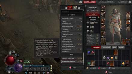 PvP Stats - Armor Contribution