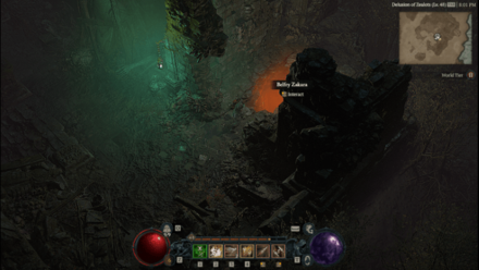 Diablo 4 - Belfry Zakara Hawezar Rotspill Delta Map