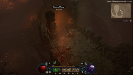 Diablo 4 - Shadowed Plunge Hawezar Vyeresz Map