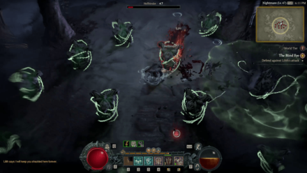 Diablo 4 Blind Eye - Liliths Attack