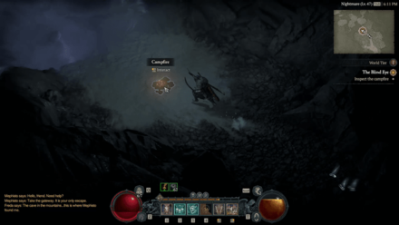 Diablo 4 Blind Eye - Campfire