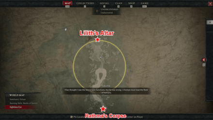 Diablo 4 Blind Eye - Explore Nightmare Map 3