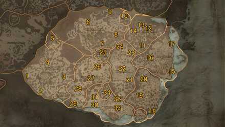 Hawezar Altars of Lilith Map