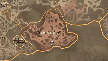 Diablo 4 - Altar of Lilith #44 Kehjistan Fields of Hatred Map