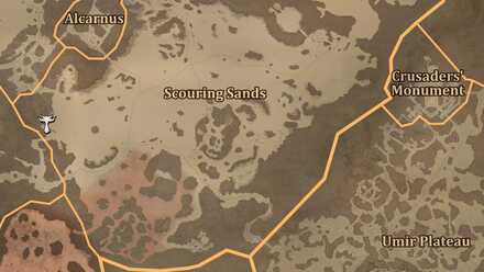 Diablo 4 - Altar of Lilith #49 Kehjistan Scouring Sands Map