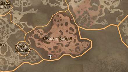 Diablo 4 - Altar of Lilith #43 Kehjistan Fields of Hatred Map