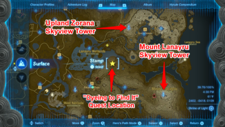 Zelda TotK Kurakat Shrine Location