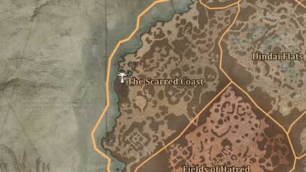 Diablo 4 - Altar of Lilith #95 Dry Steppes The Scarred Coast Map