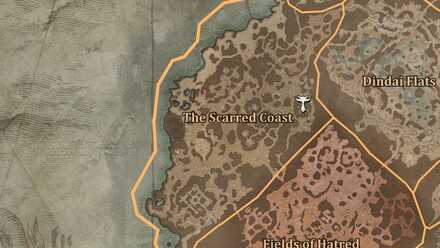 Diablo 4 - Altar of Lilith #96 Dry Steppes The Scarred Coast Map