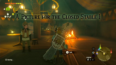 Tears of the Kingdom TOTK A Picture for the Closed Stable How to Unlock