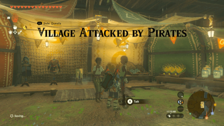 Tears of the Kingdom TOTK Village Attacked by Pirates How to Unlock