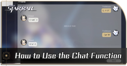 Honkai Star Rail - How to Use the Chat Function