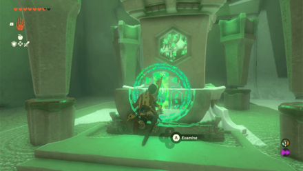 Zelda TotK Oshozan-u Shrine Examine Shrine