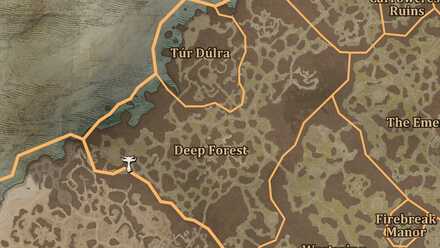 Diablo 4 - Altar of Lilith #127 Scosglen Deep Forest Map