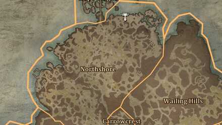 Diablo 4 - Altar of Lilith #134 Scosglen Northshore Map