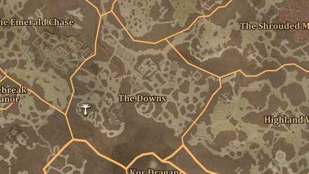 Diablo 4 - Altar of Lilith #145 Scosglen The Downs Map